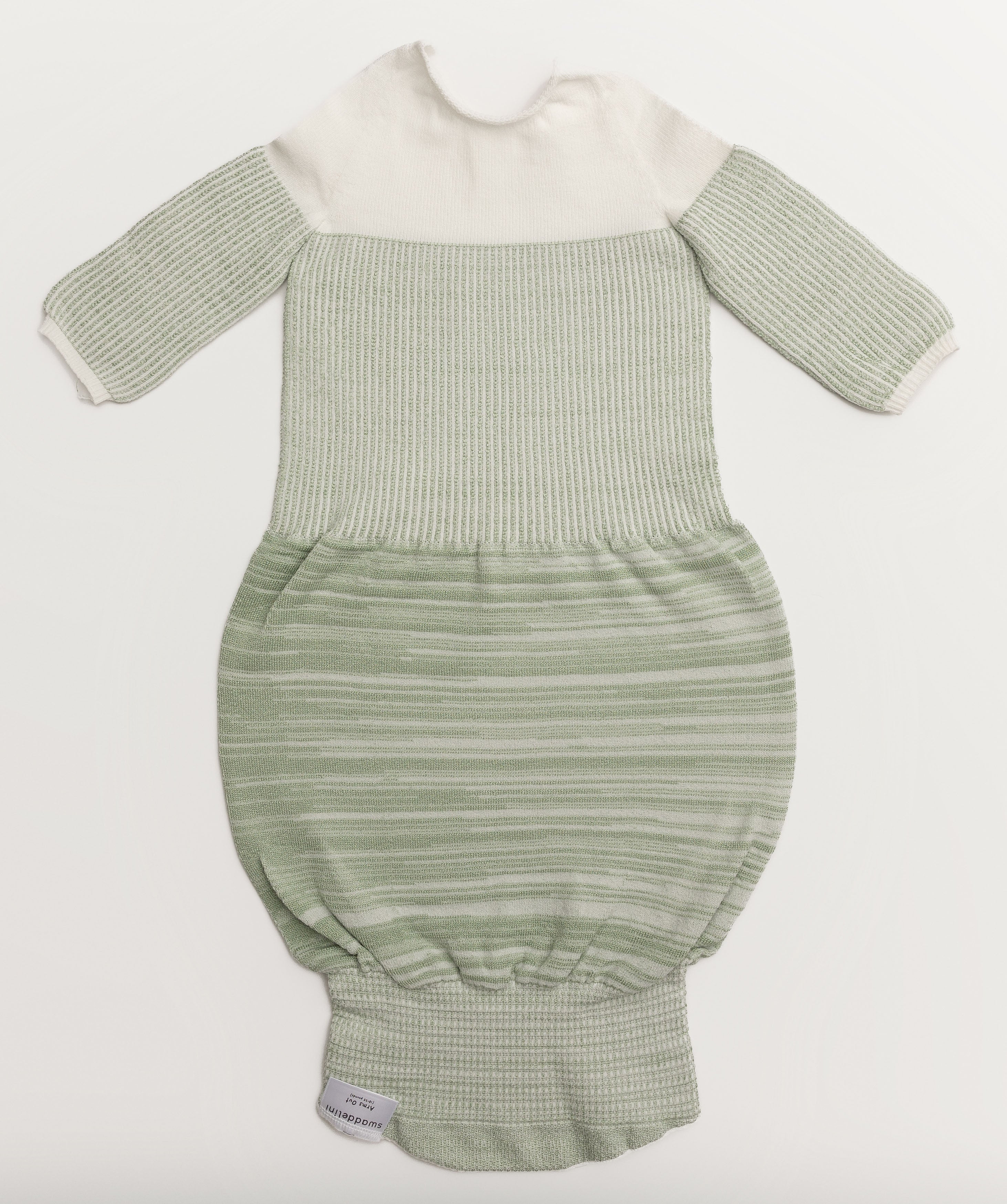Swaddelini Bamboo Blend Mint Arms Out™ Long Sleeve Sleep Sack- Bambi Baby