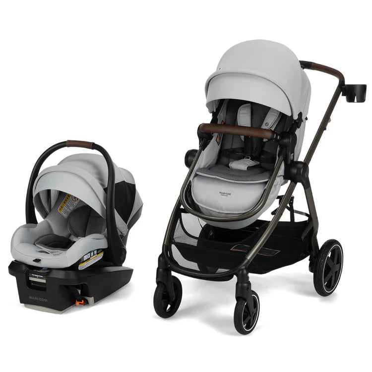 Maxi Cosi Zelia Luxe and Travel System - Arctic Frost- Bambi Baby