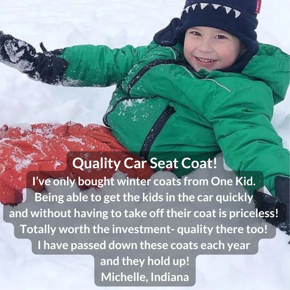 Onekid Car Seat Coat | The Road Coat Arctic - Green- Bambi Baby