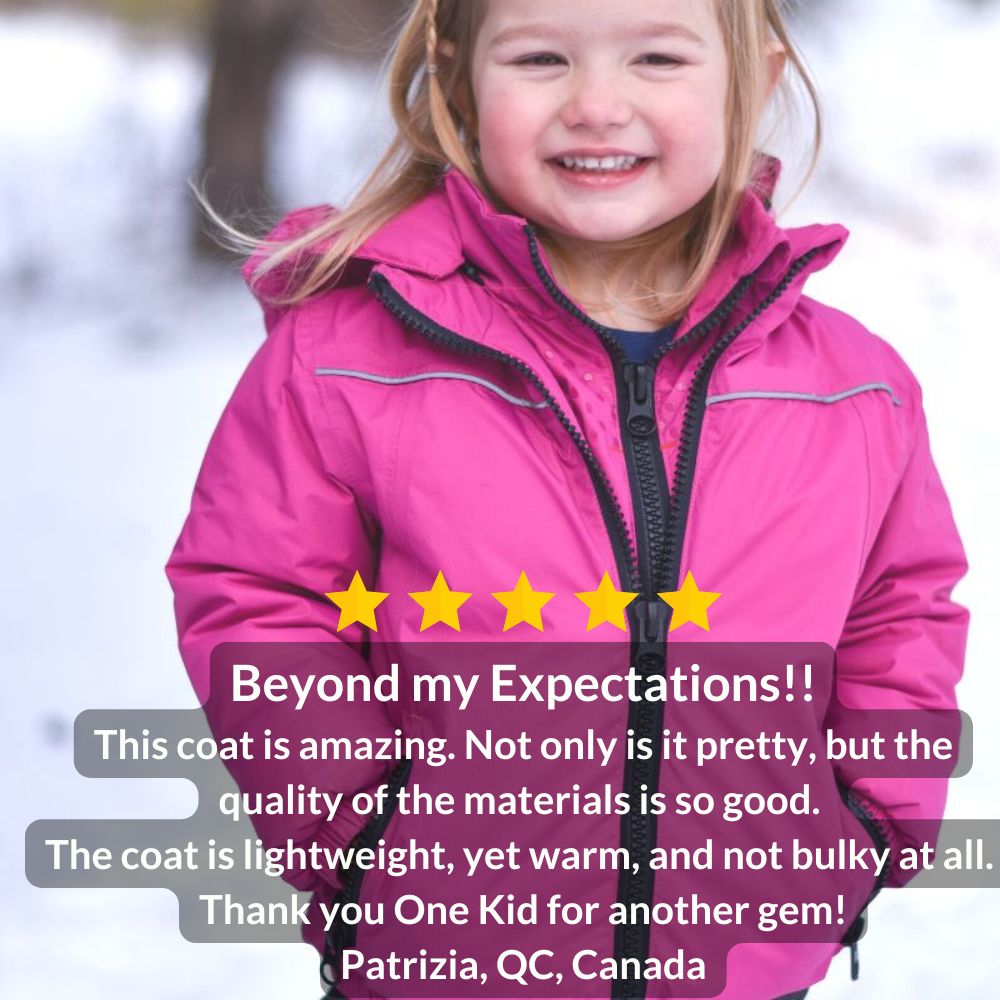 Onekid Car Seat Coat | The Road Coat Arctic - Fuchsia- Bambi Baby