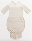 Swaddelini Bamboo Blend Beige Arms Out™ Long Sleeve Sleep Sack - Bambi Baby