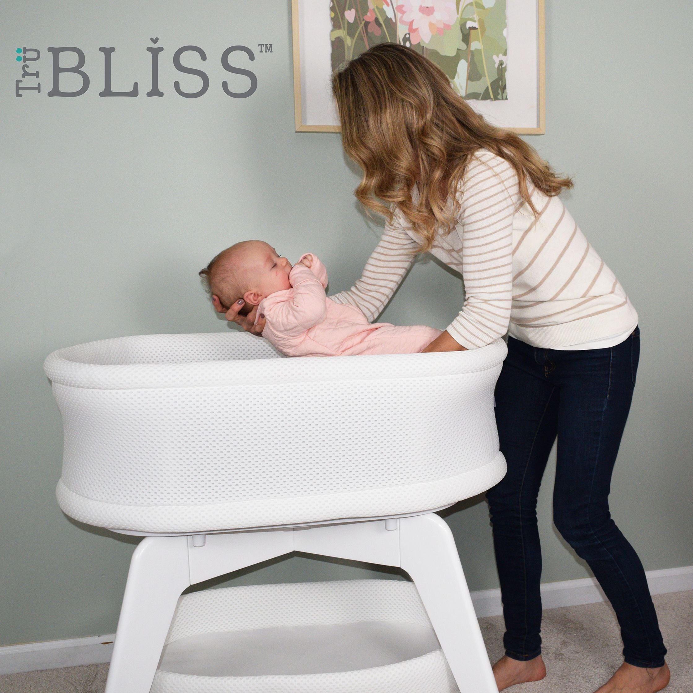 TruBliss Evi Smart Bassinet- Bambi Baby