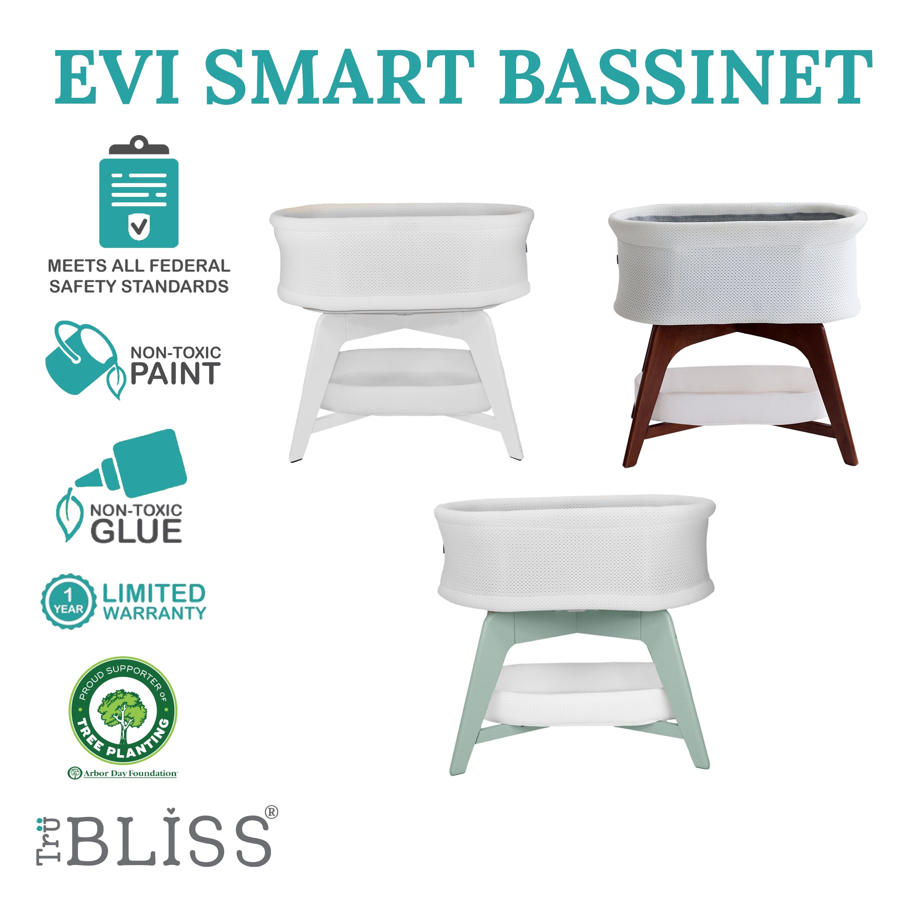 TruBliss Evi Smart Bassinet- Bambi Baby