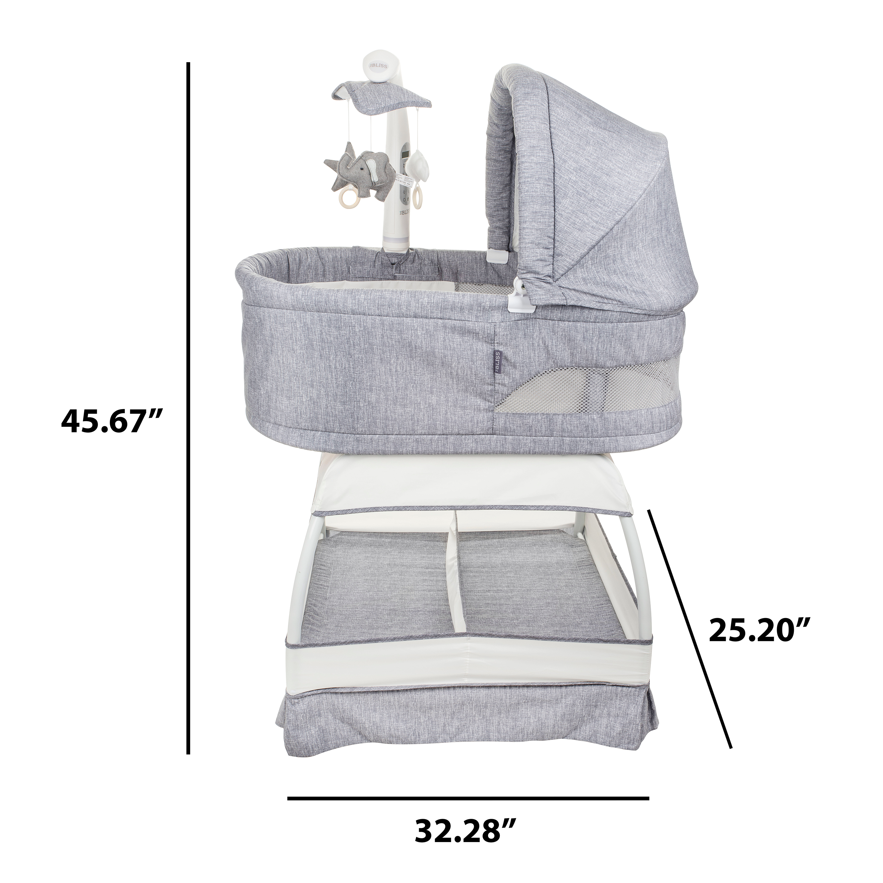 TruBliss Sweetli Nurture Bassinet- Bambi Baby