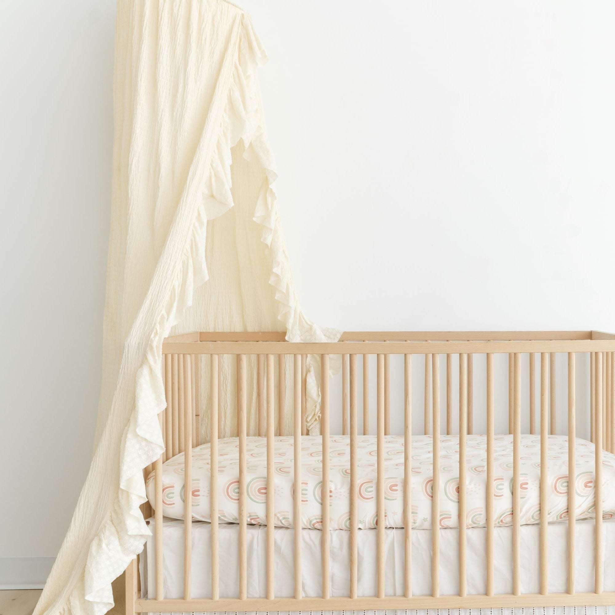 Crane Baby Parker Ruffle Nursery Canopy- Bambi Baby