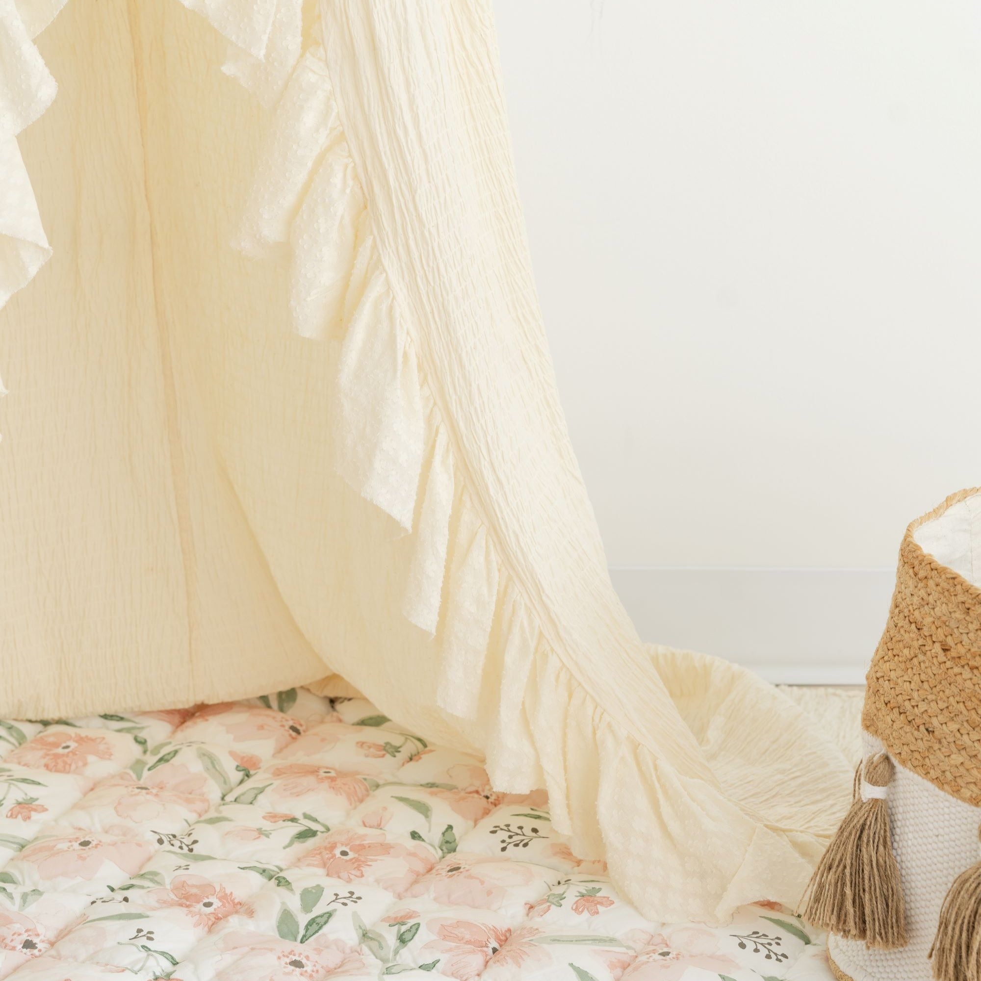 Crane Baby Parker Ruffle Nursery Canopy- Bambi Baby