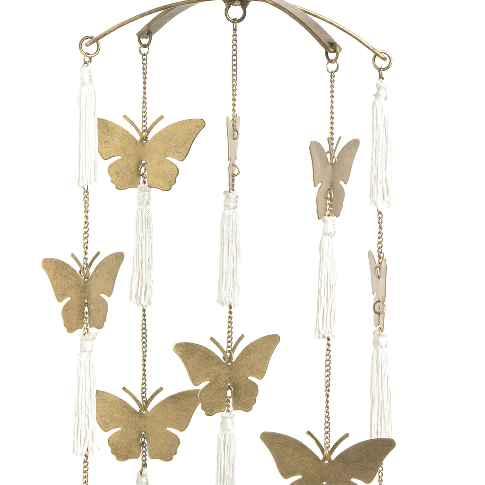 Crane Baby Butterfly Nursery Ceiling Hanging Decor - Brown- Bambi Baby