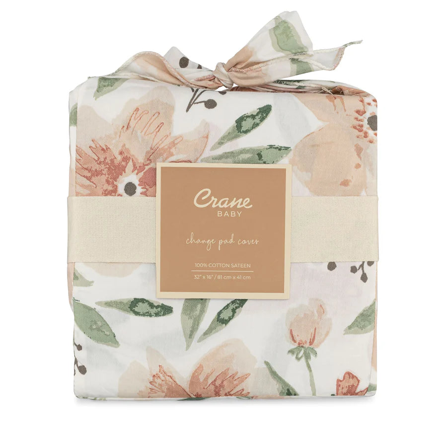 Crane Baby Parker Changing Pad Cover- Bambi Baby