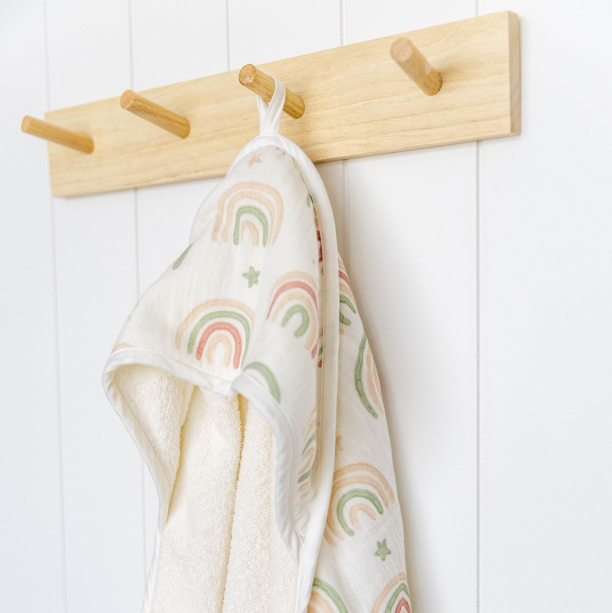 Crane Baby Hooded Towel- Bambi Baby