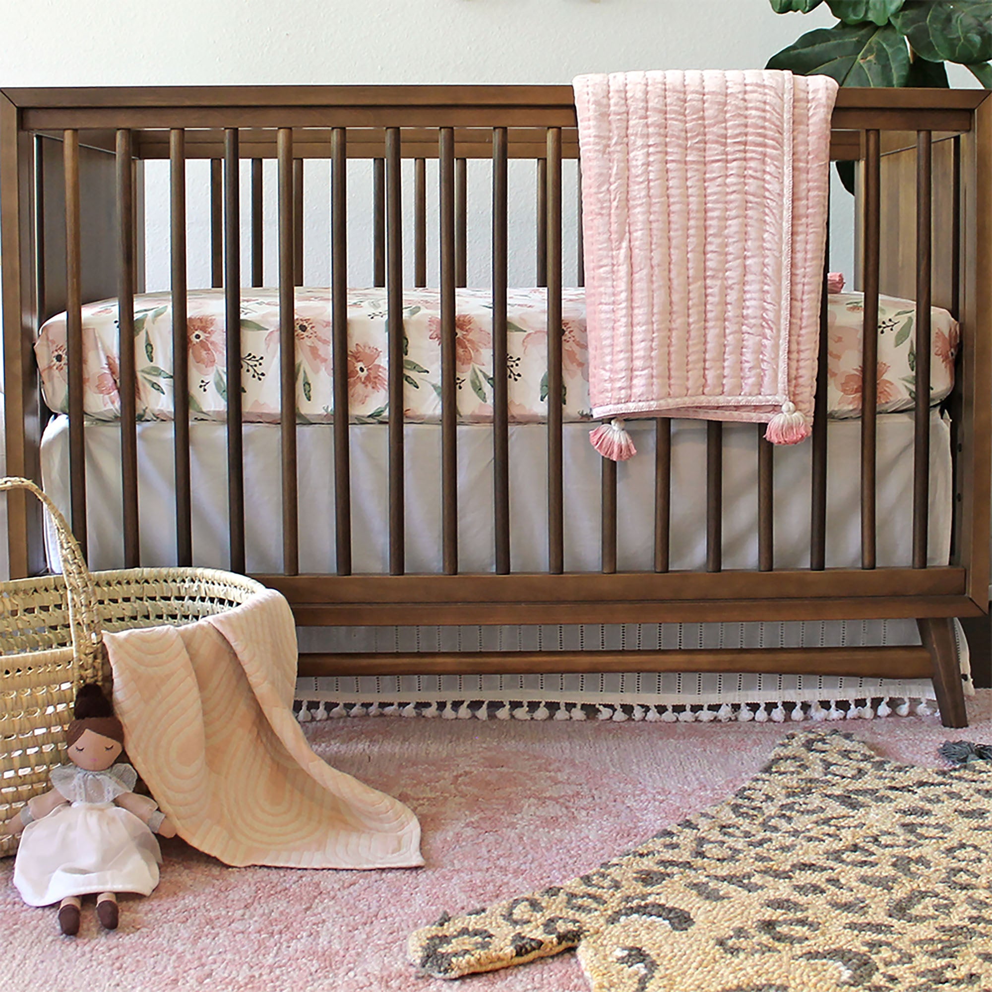 Crane Baby Leopard Decorative Nursery Rug- Bambi Baby