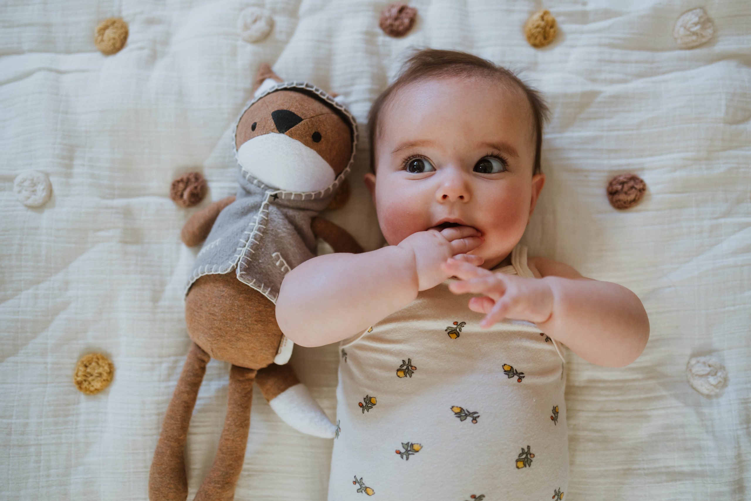 Crane Baby Frankie Fox Animal Plush Toy- Bambi Baby