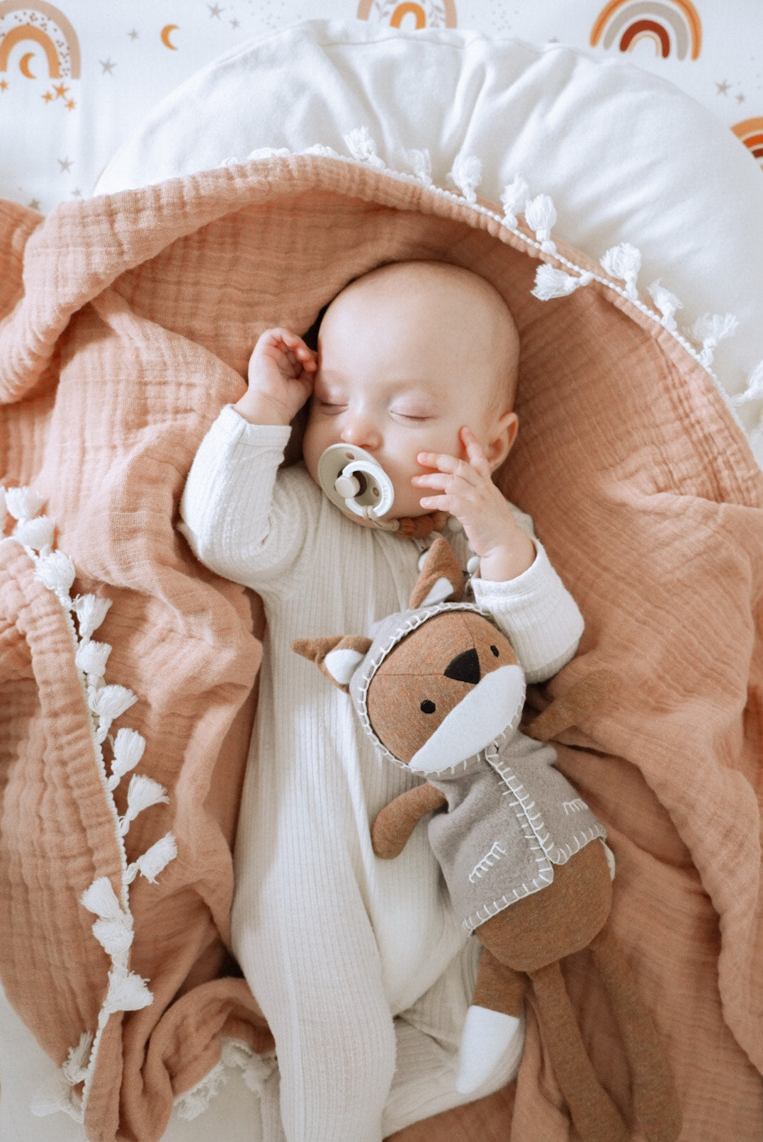 Crane Baby Frankie Fox Animal Plush Toy- Bambi Baby