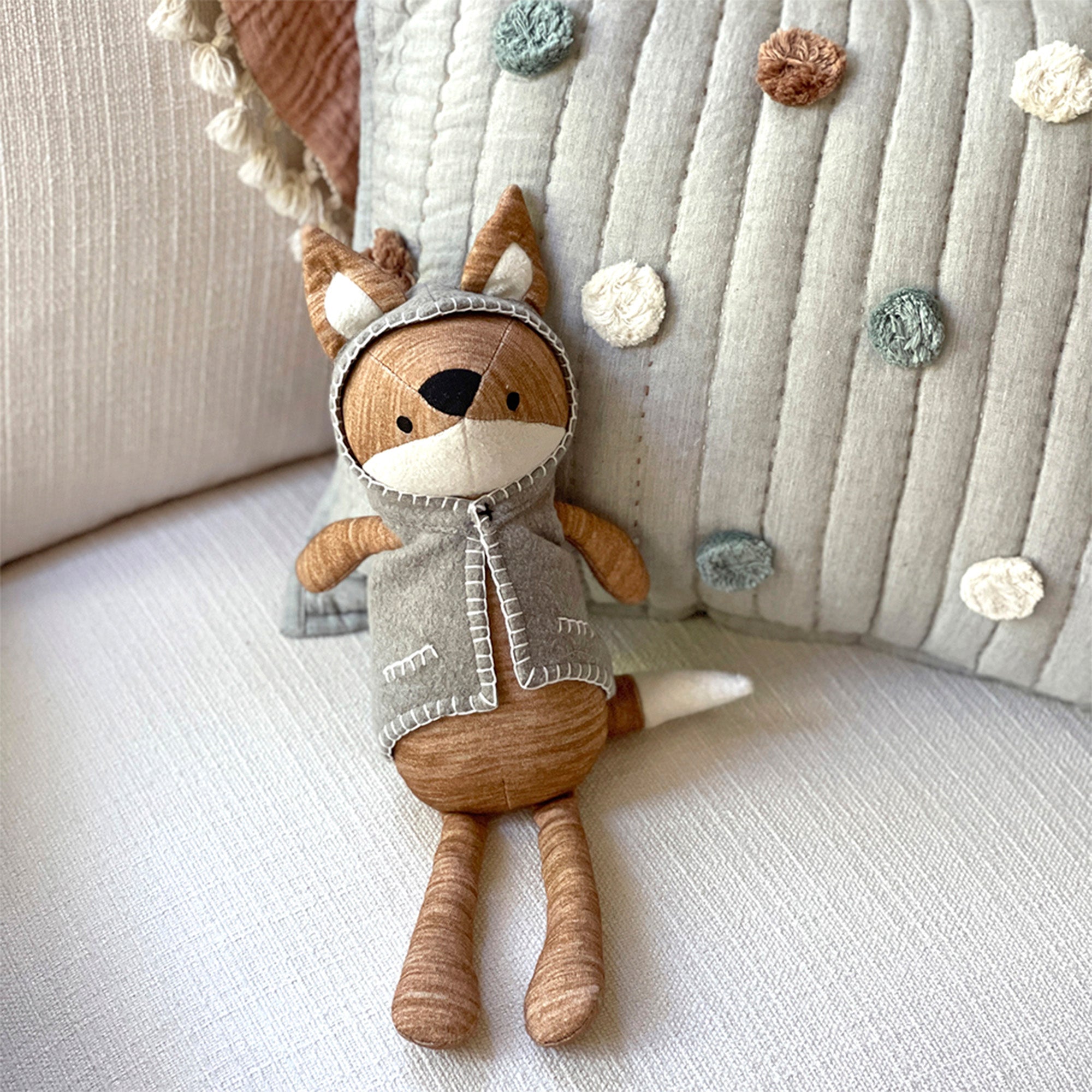 Crane Baby Frankie Fox Animal Plush Toy- Bambi Baby