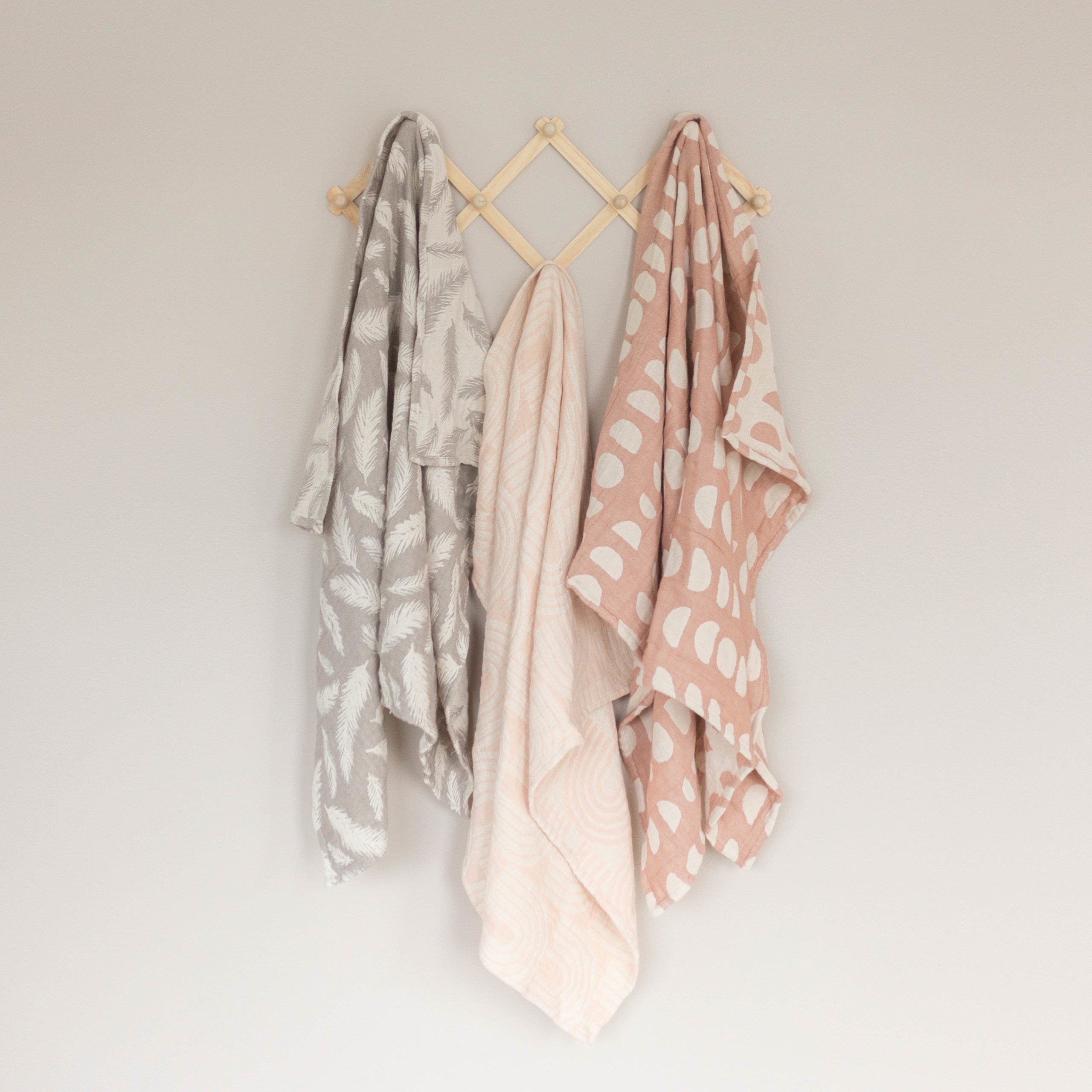 Crane Baby Cotton Jacquard Neutral Baby Blanket- Bambi Baby