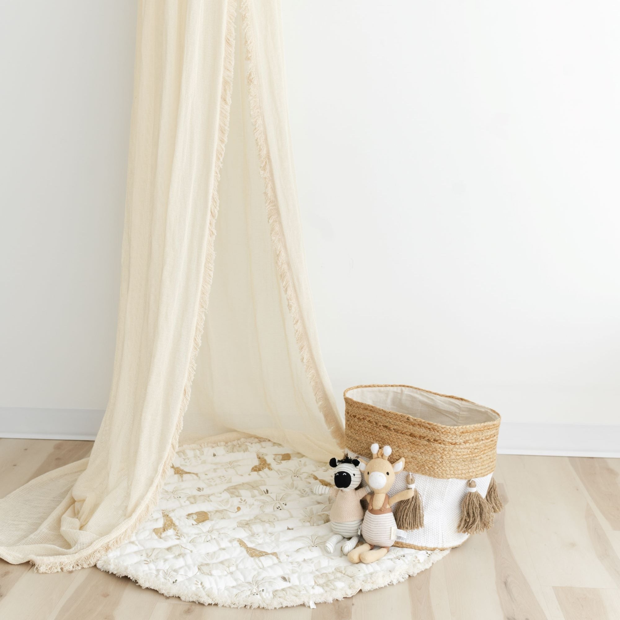 Crane Baby Kendi Macrame Boho Bed Canopy- Bambi Baby