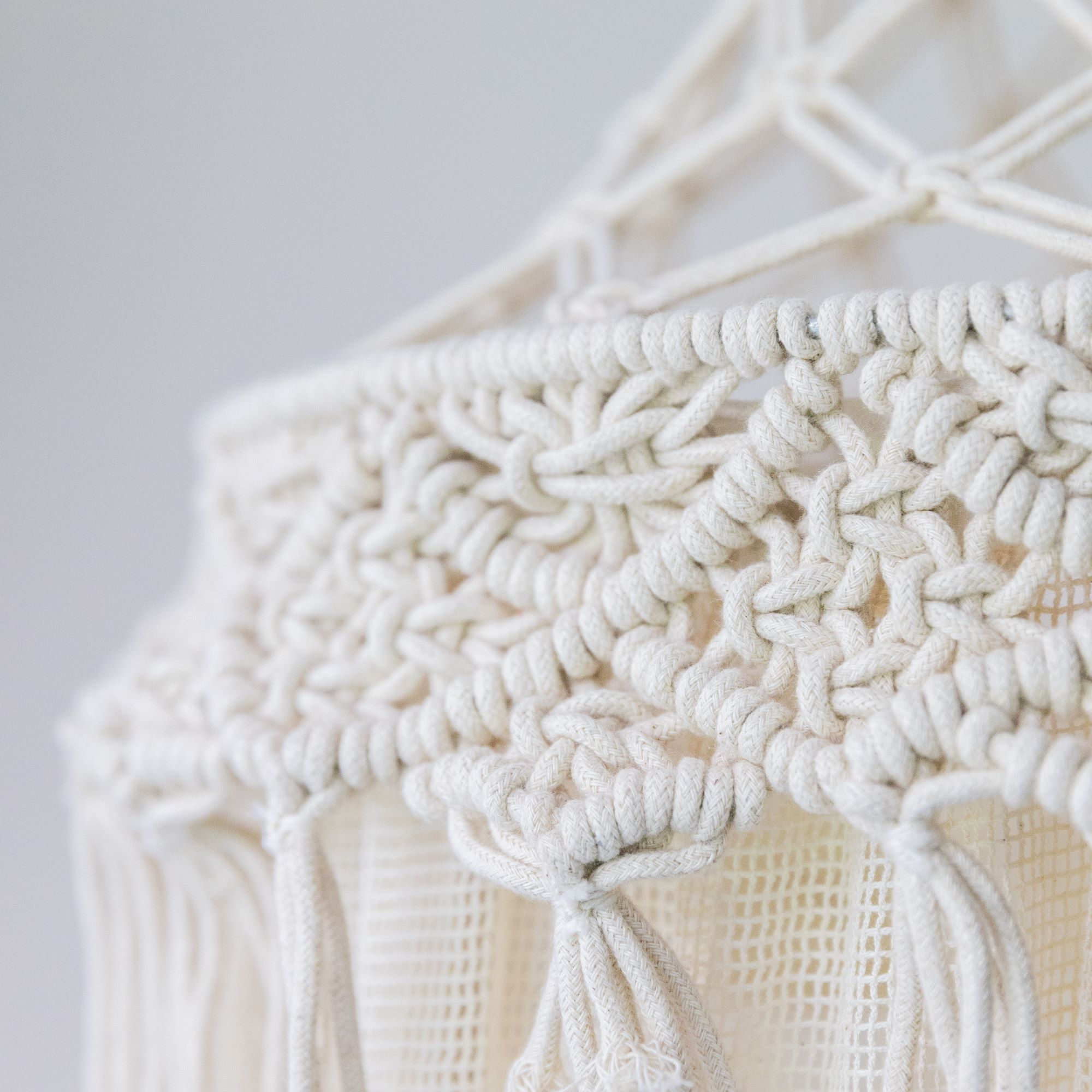 Crane Baby Kendi Macrame Boho Bed Canopy- Bambi Baby