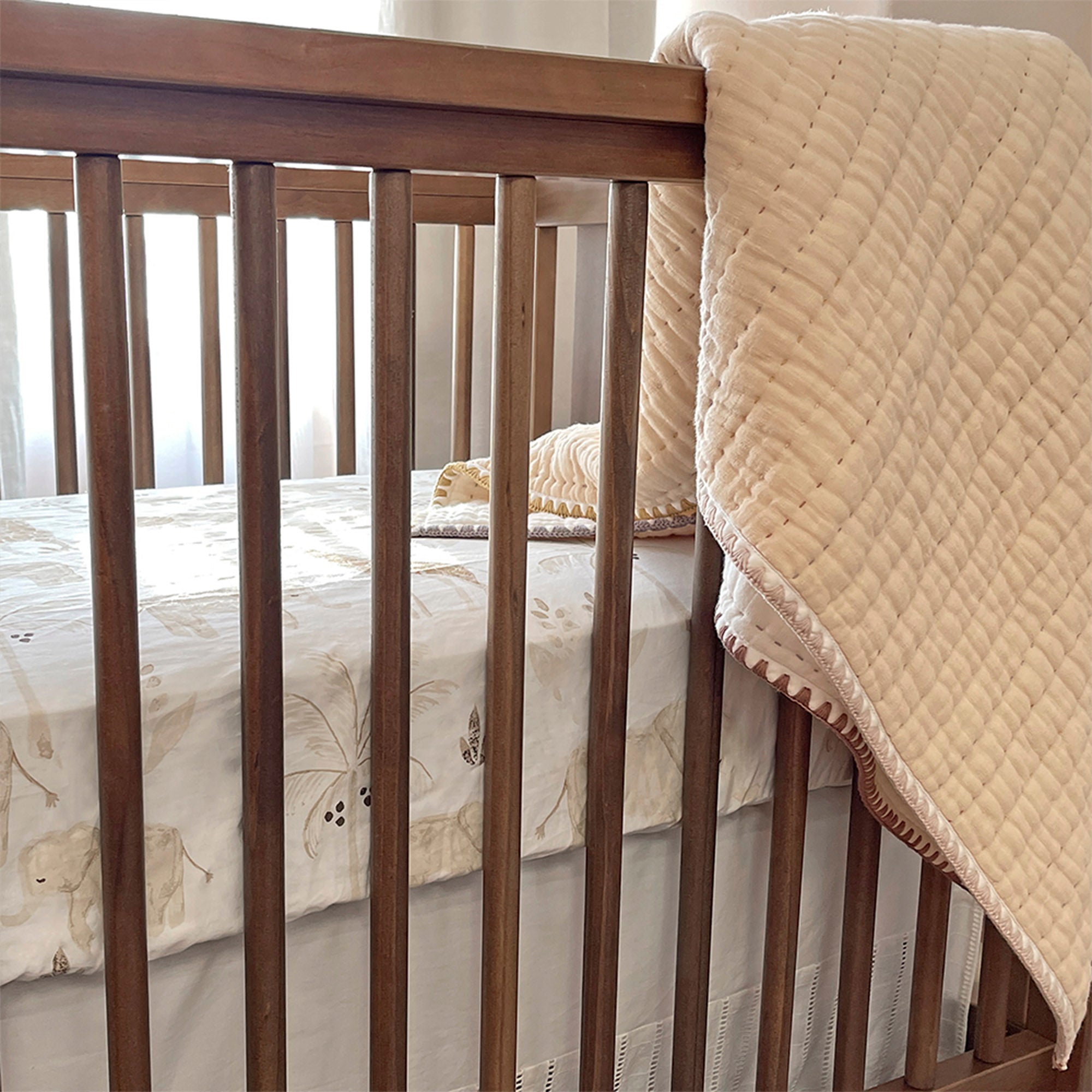 Crane Baby Fitted Crib Sheet- Bambi Baby