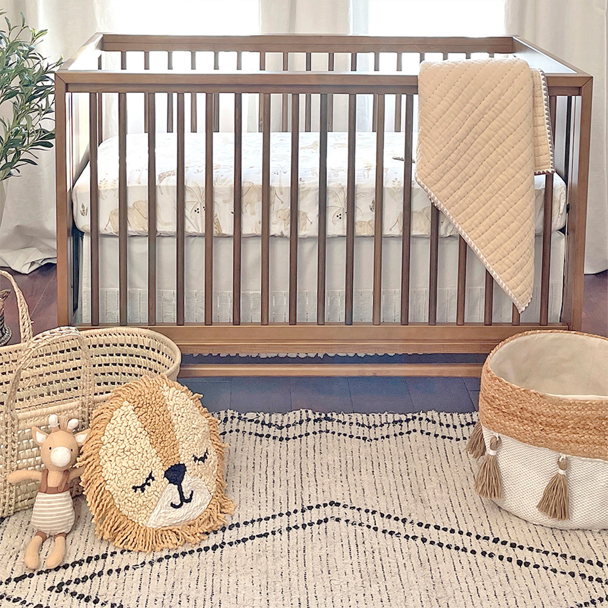 Crane Baby Fitted Crib Sheet- Bambi Baby