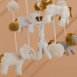 Crane Baby Kendi Safari Animal Nursery Ceiling Hanging Decor - White - Bambi Baby