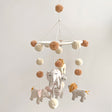 Crane Baby Kendi Safari Animal Nursery Ceiling Hanging Decor - White - Bambi Baby