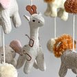 Crane Baby Kendi Safari Animal Nursery Ceiling Hanging Decor - White - Bambi Baby