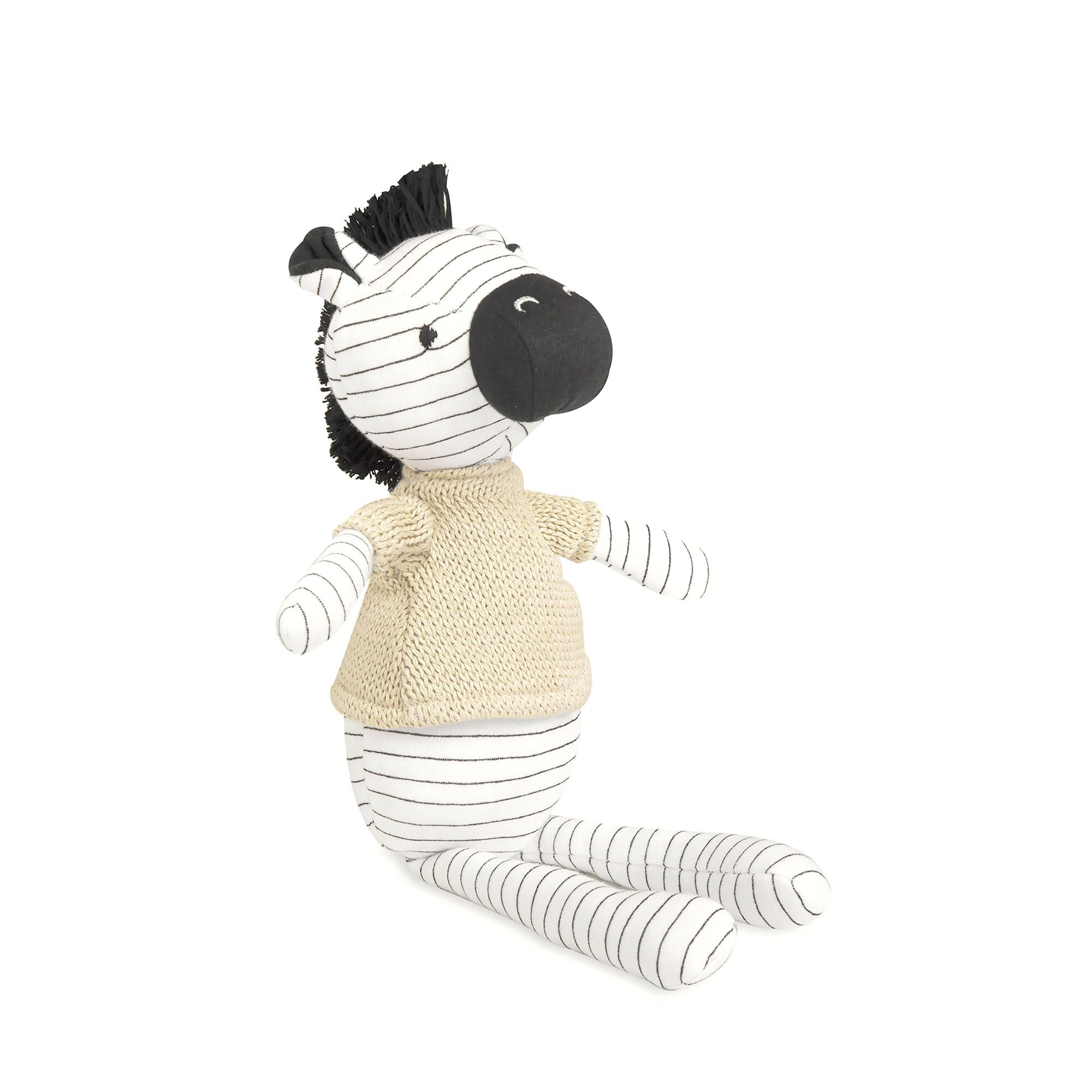 Crane Baby Zulu Zebra Plush Animal Toy- Bambi Baby