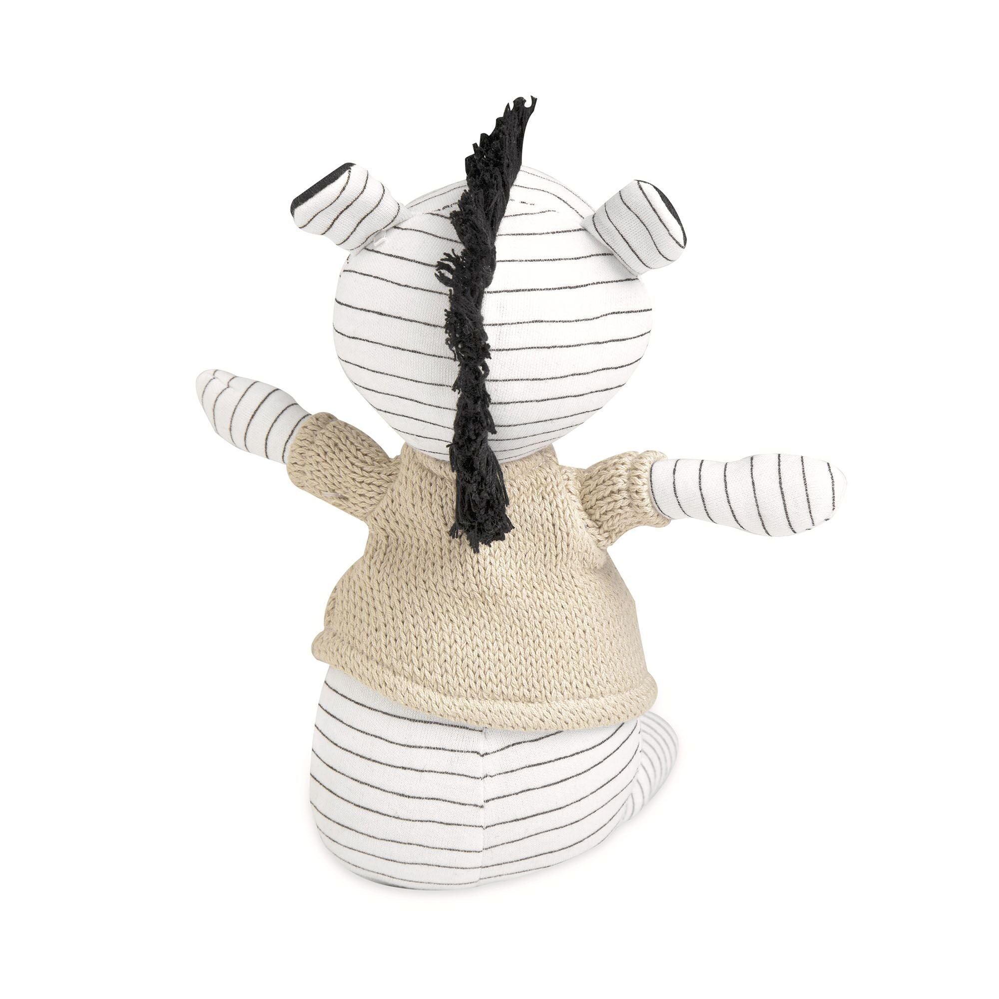 Crane Baby Zulu Zebra Plush Animal Toy- Bambi Baby