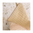 Crane Baby Kendi Beige Baby Quilt - Brown - Bambi Baby