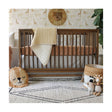 Crane Baby Kendi Beige Baby Quilt - Brown - Bambi Baby