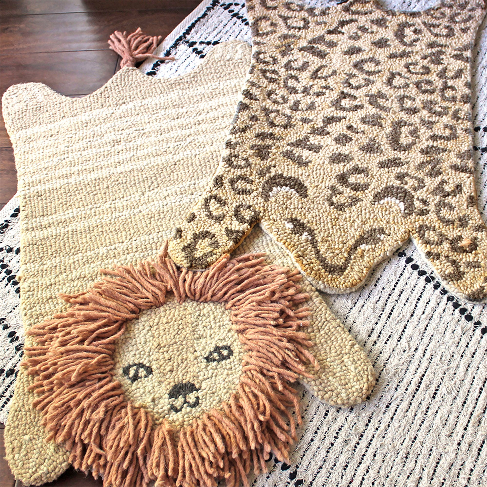 Crane Baby Lion Decorative Nursery Rug- Bambi Baby