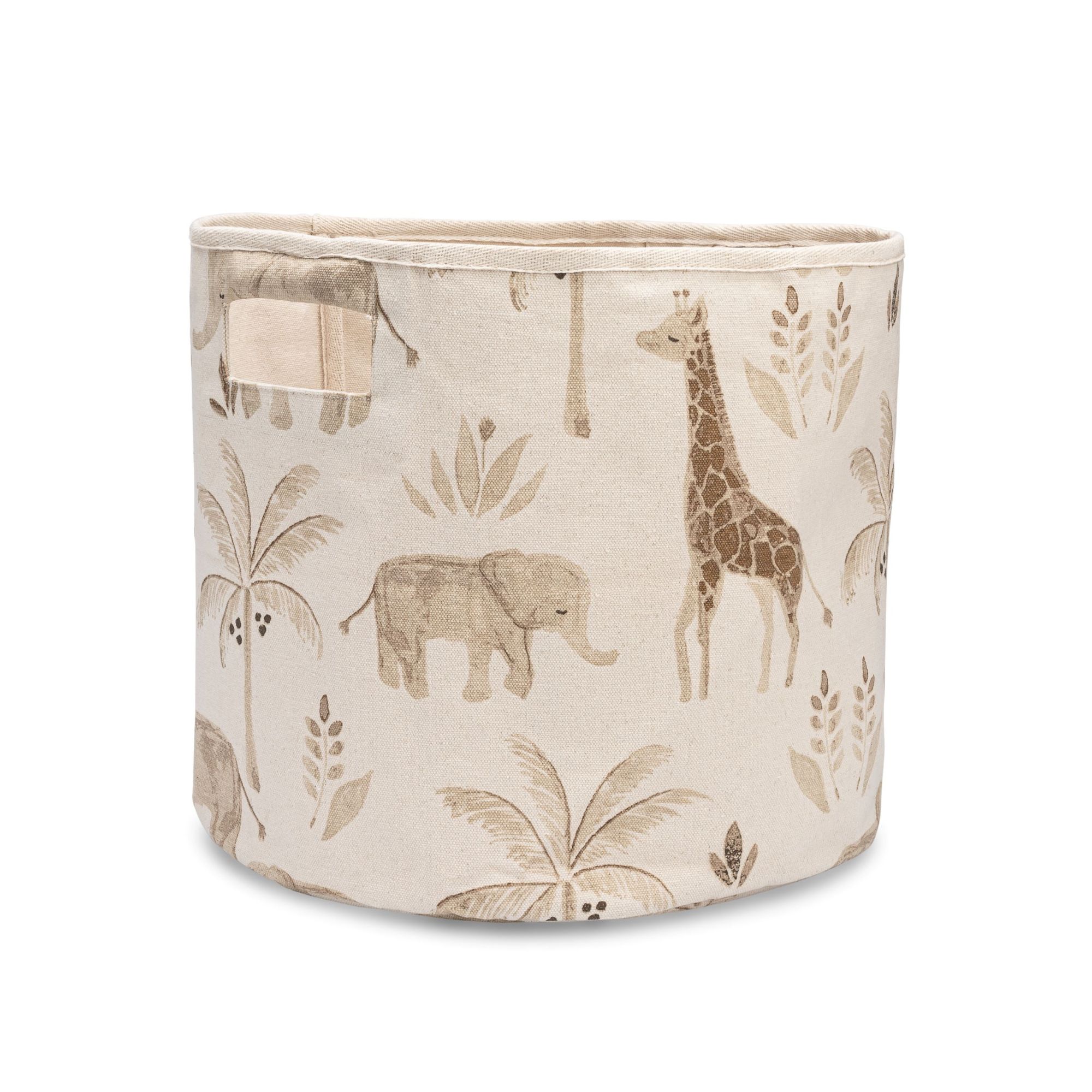 Crane Baby Kendi Safari Animal Storage Bin - Brown- Bambi Baby