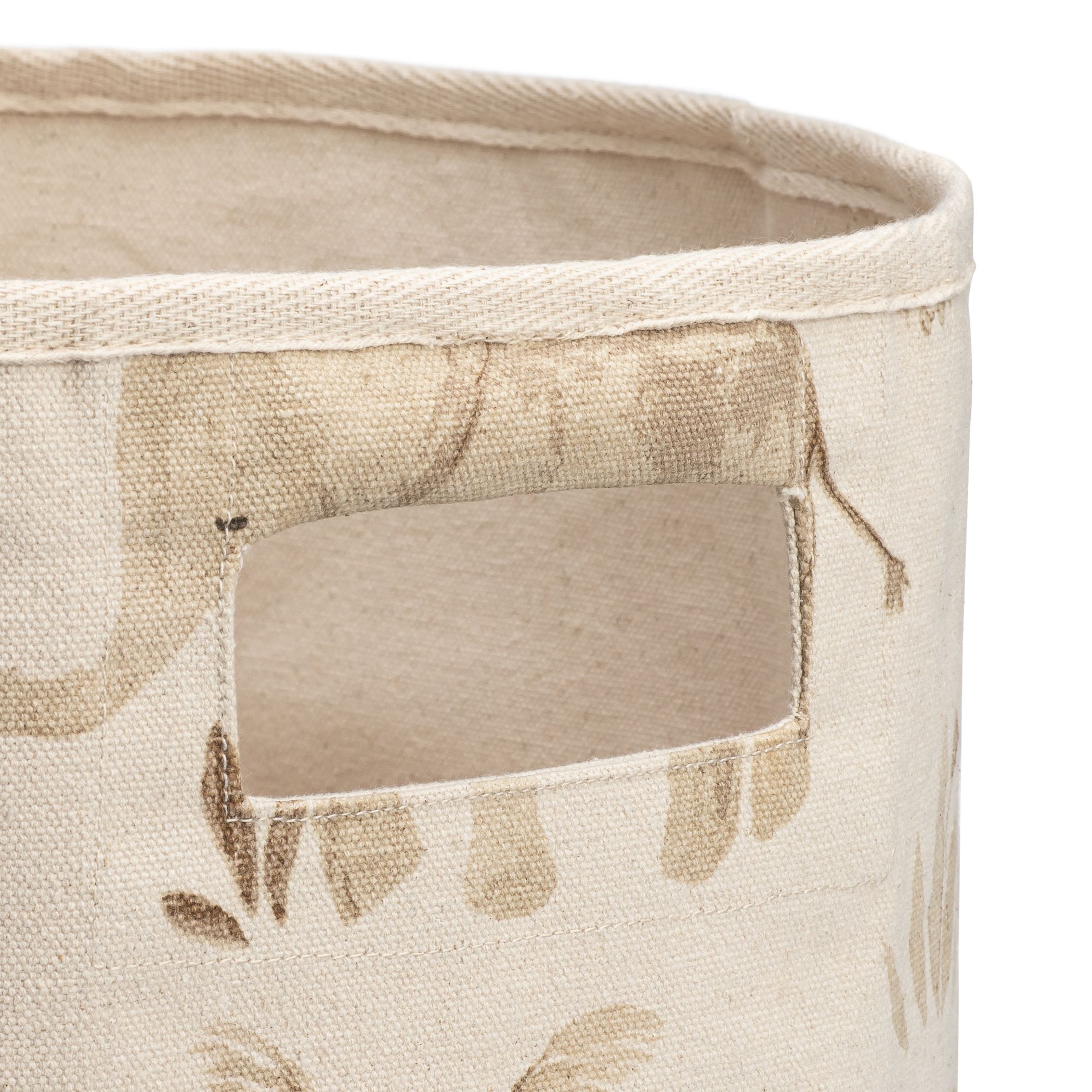 Crane Baby Kendi Safari Animal Storage Bin - Brown- Bambi Baby