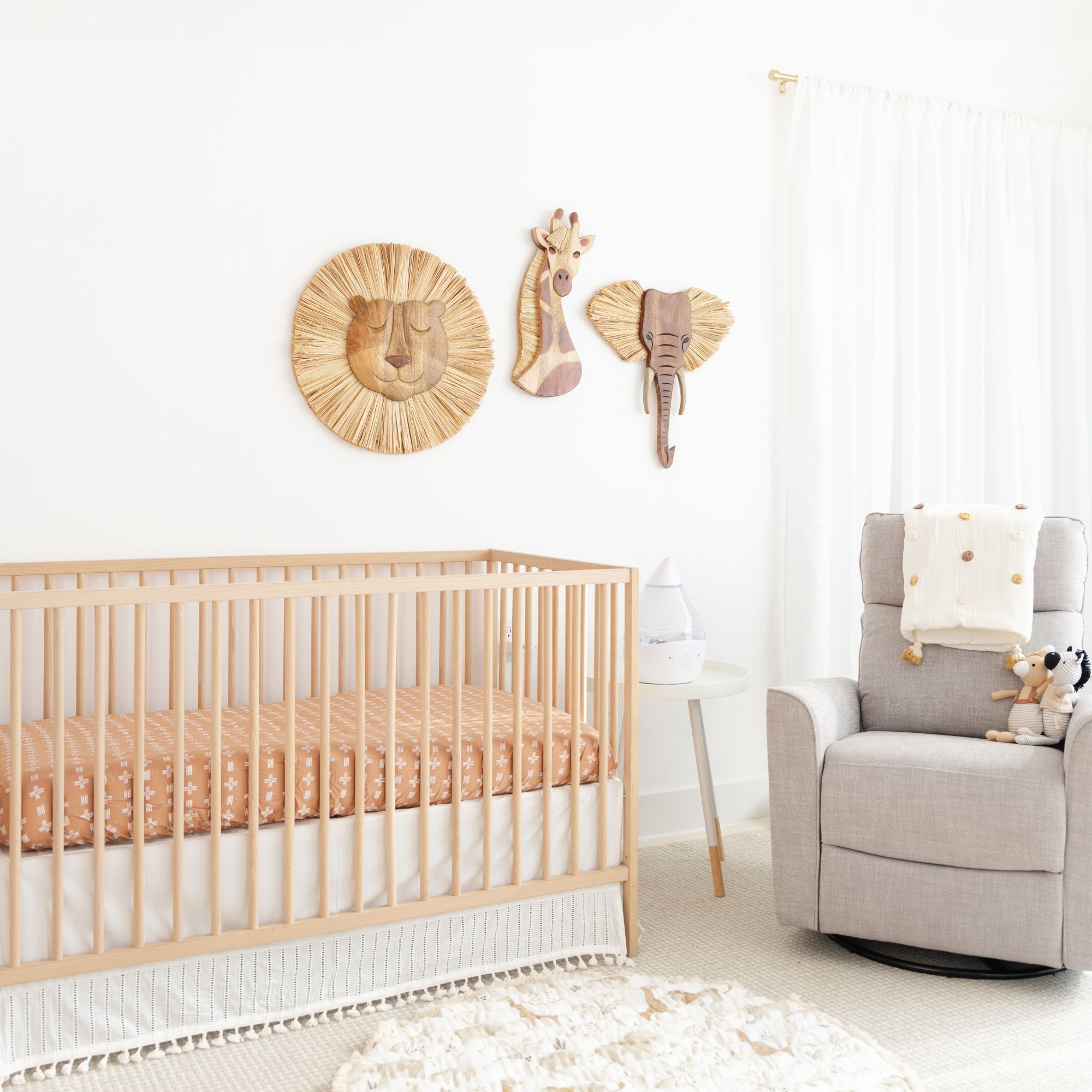 Crane Baby Giraffe Safari Nursery Wall Decor- Bambi Baby