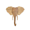 Crane Baby Elephant Safari Nursery Wall Decor - Brown