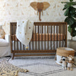 Crane Baby Elephant Safari Nursery Wall Decor - Brown - Bambi Baby