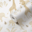 Crane Baby Kendi Safari Animal Nursery Wallpaper - Bambi Baby