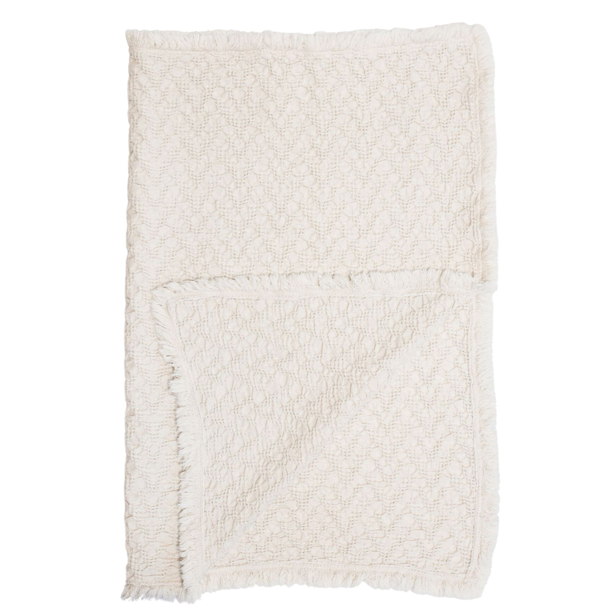 Crane Baby Oatmeal Boho Knit Blanket- Bambi Baby