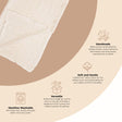 Crane Baby Oatmeal Boho Knit Blanket - Bambi Baby