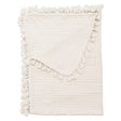 Crane Baby Cotton Waffle Knit Baby Blanket - Cream - Bambi Baby