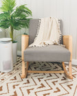 Crane Baby Cotton Waffle Knit Baby Blanket - Cream - Bambi Baby