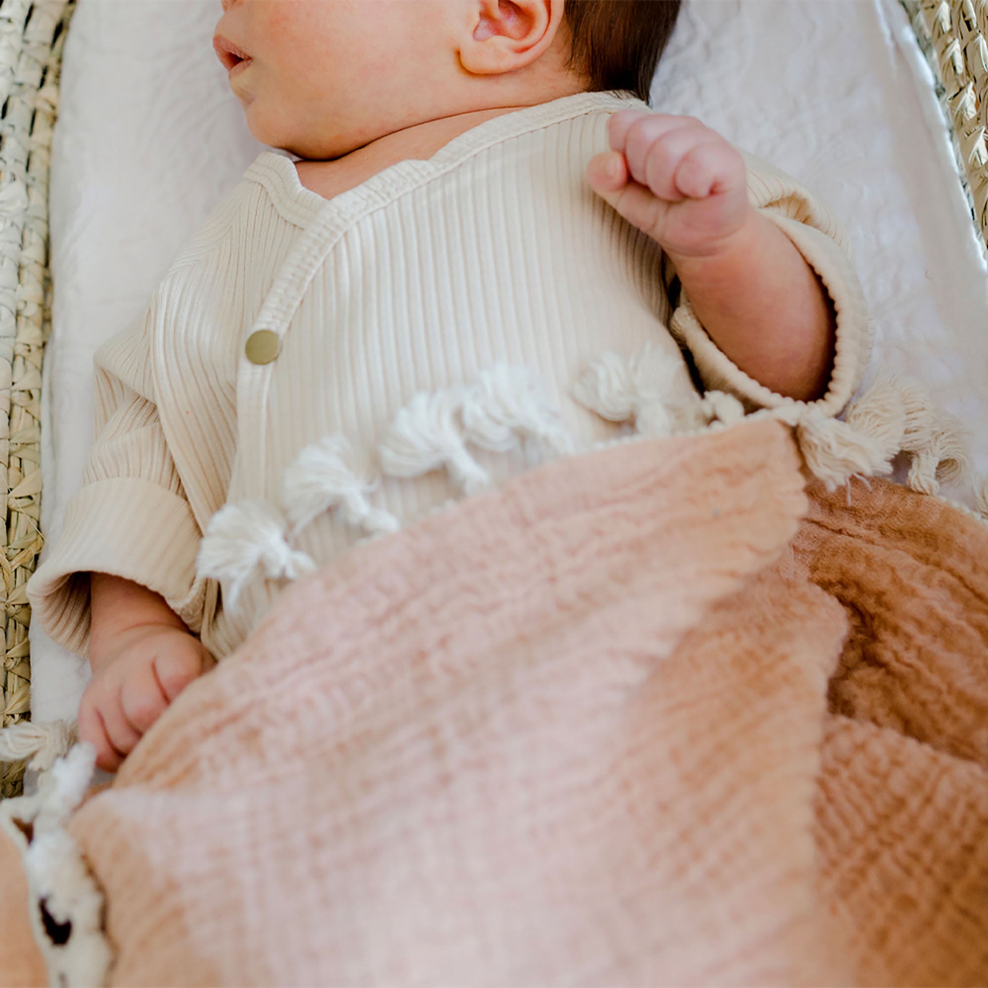 Crane Baby 6-Layer Muslin Cotton Baby Blanket- Bambi Baby