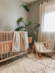 Crane Baby Muslin Fitted Crib Sheet - Bambi Baby