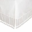 Crane Baby Off-White Boho Crib Skirt - White - Bambi Baby