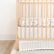 Crane Baby Off-White Boho Crib Skirt - White - Bambi Baby