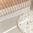 Crane Baby Off-White Boho Crib Skirt - White - Bambi Baby