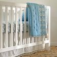 Crane Baby Off-White Boho Crib Skirt - White - Bambi Baby