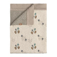 Crane Baby Avery Organic Cotton Reversible Baby Blanket - Gray - Bambi Baby