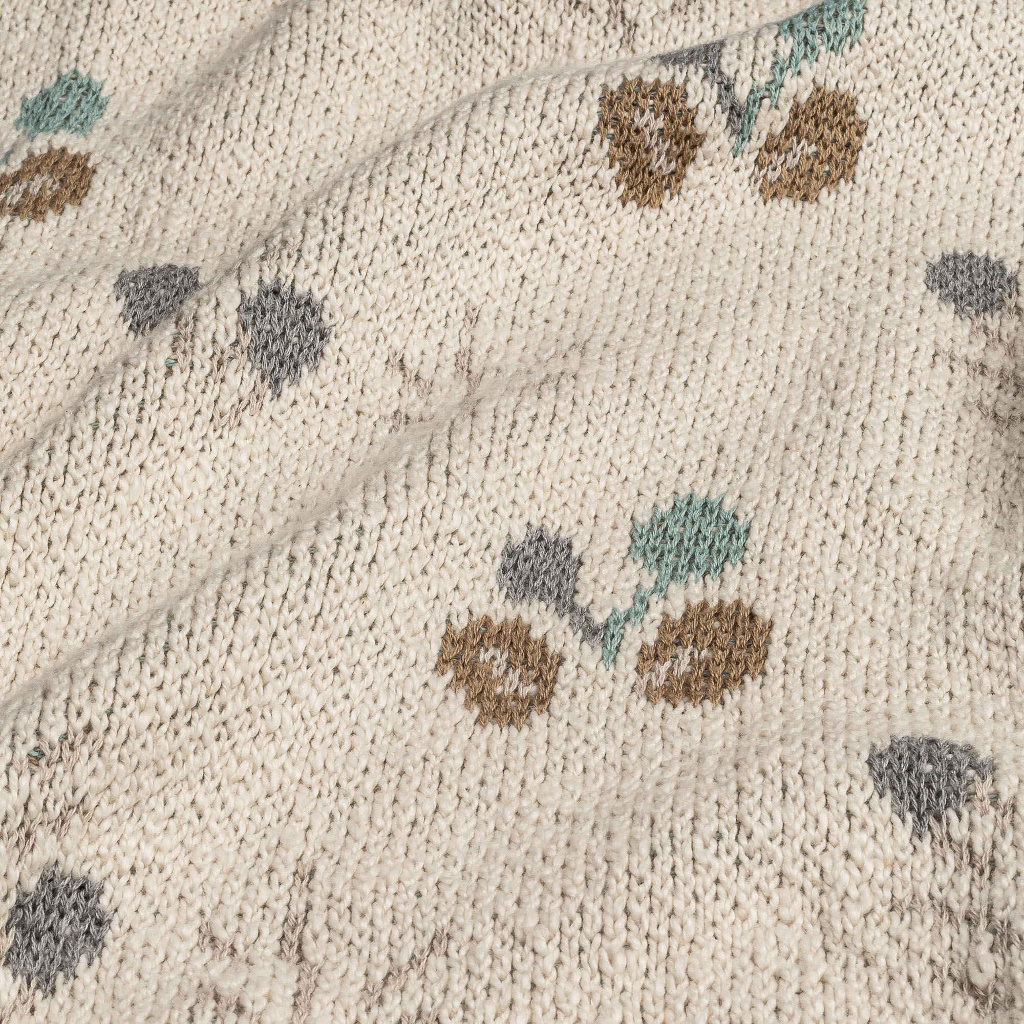 Crane Baby Avery Organic Cotton Reversible Baby Blanket - Gray- Bambi Baby