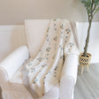 Crane Baby Avery Organic Cotton Reversible Baby Blanket - Gray - Bambi Baby