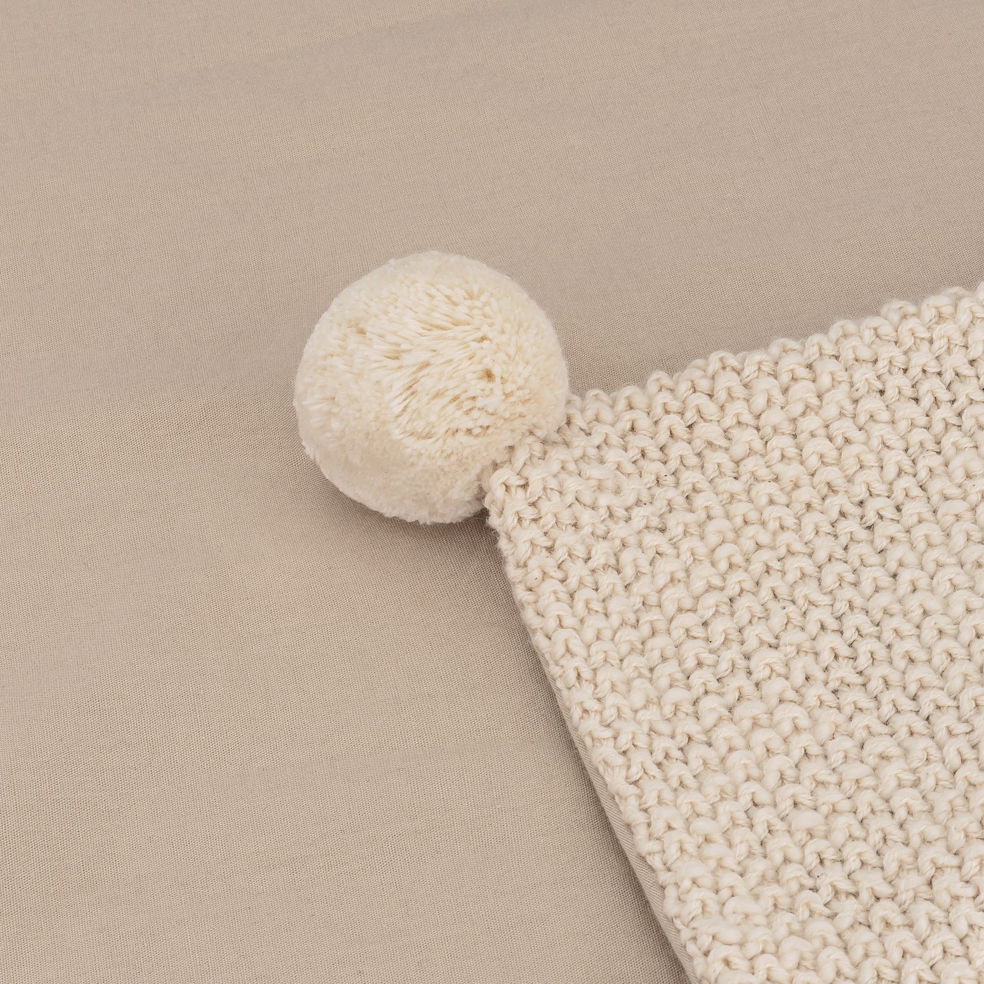 Crane Baby Avery Organic Cotton Baby Lovey Blanket - Ollie The Bunny- Bambi Baby